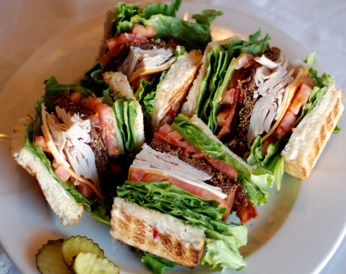 Club sandwich at Carr’s